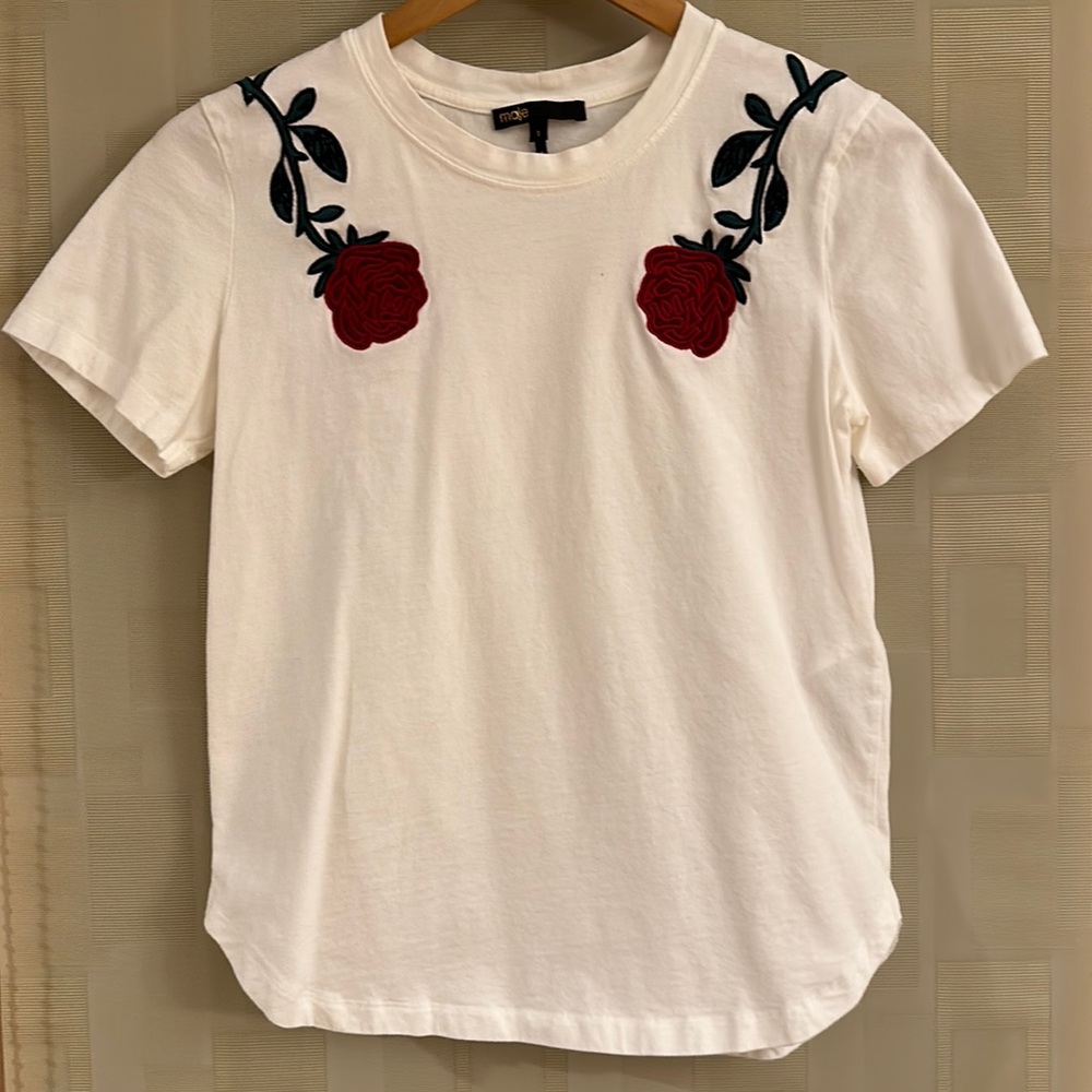 Maje white T